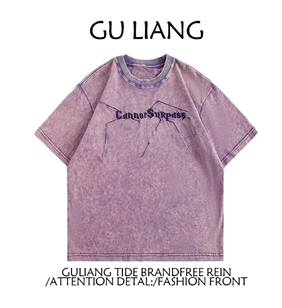 T-shirts décontractés GU LIANG