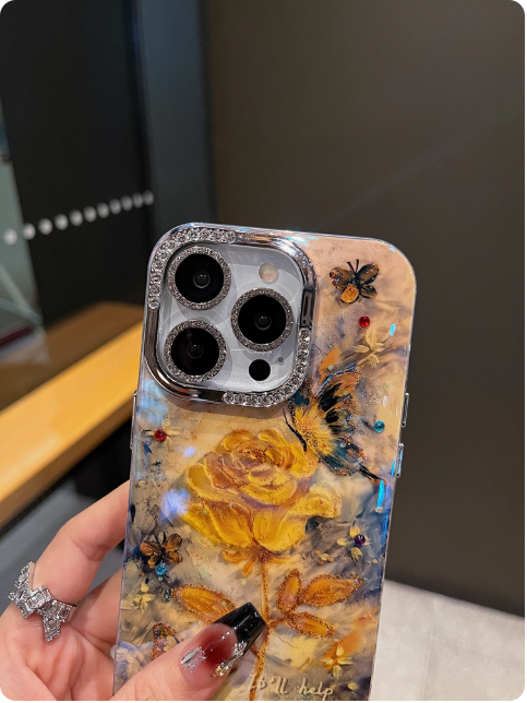 Coque de téléphone fleurie