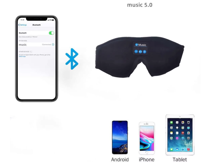 Masque de sommeil Bluetooth