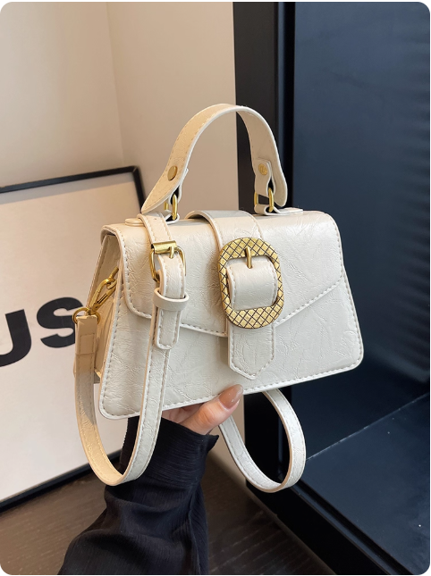Sac à main en cuir marron