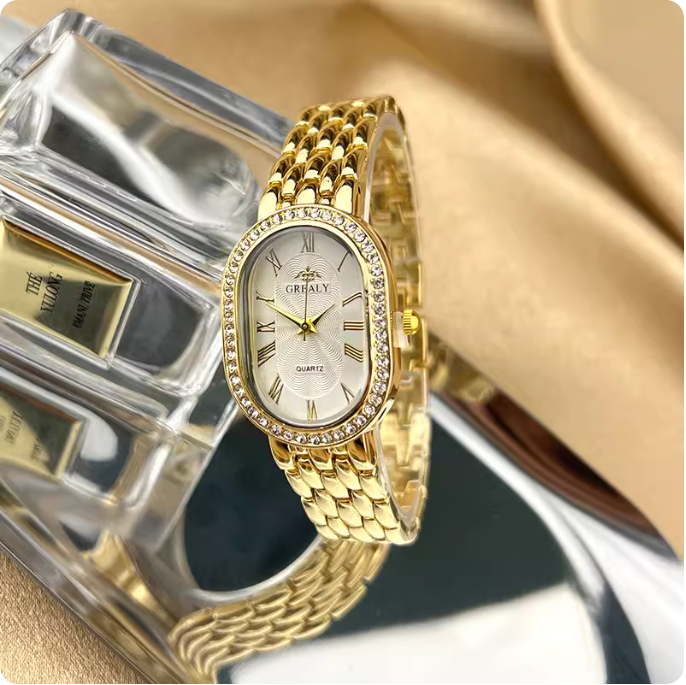 Montre en or élégante