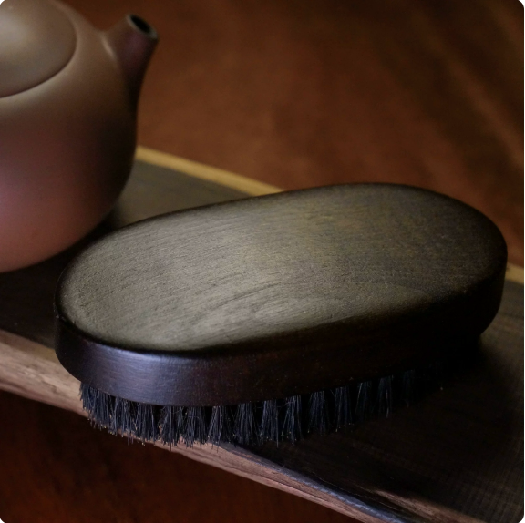 Brosse à barbe en bois