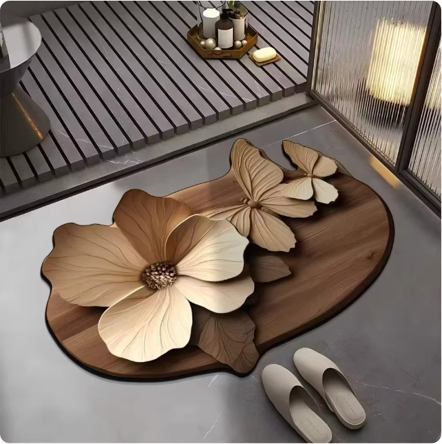 Tapis papillon 3D