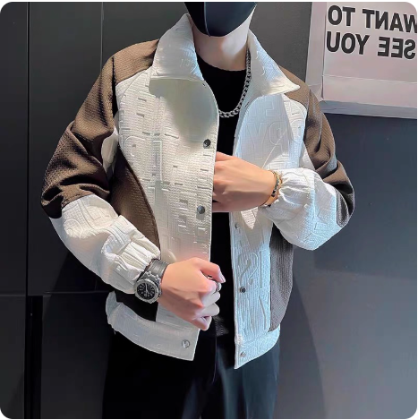 Veste urbaine bicolore