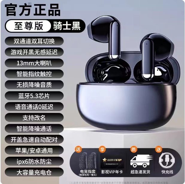 Écouteurs sans fil avec boîtier de recharge