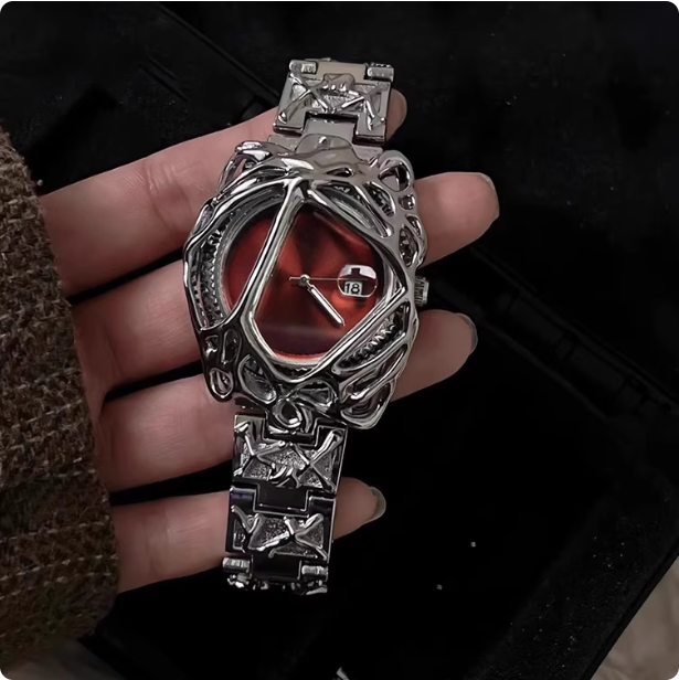 Montre-bracelet argentée