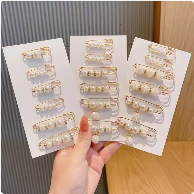Broche à perles pour ajuster la taille du pantalon