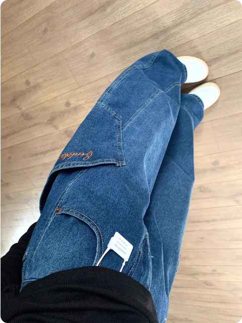 Jean large pour femme