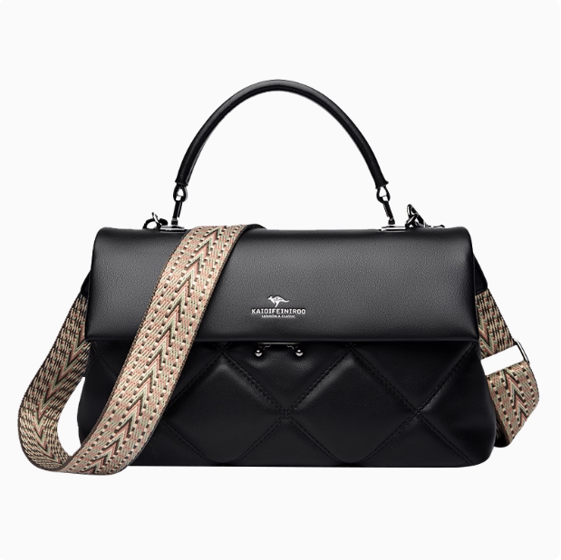 Sac à main en cuir bordeaux