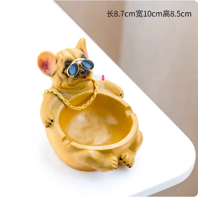 Cendrier en forme de chien