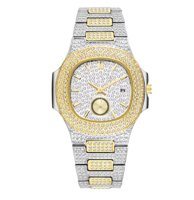 Montre de luxe en or et diamants