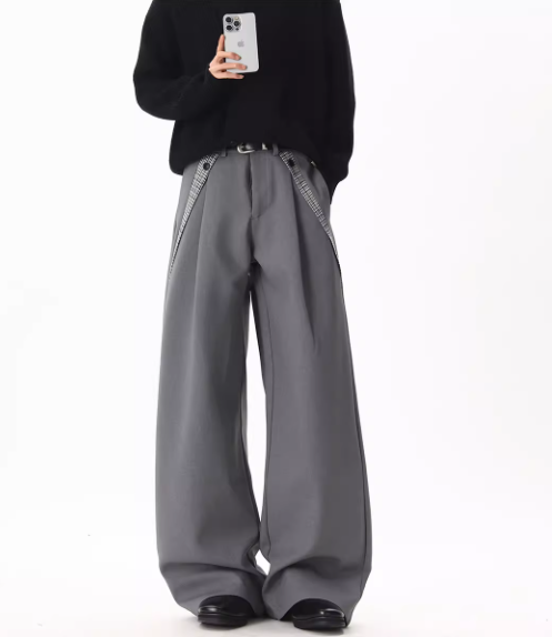 Pantalon large noir
