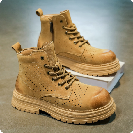 Bottes en cuir pour homme
