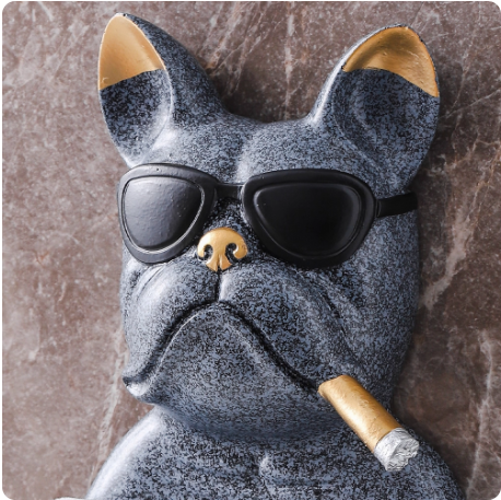 Porte-papier toilette bulldog