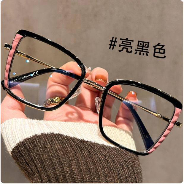 Lunettes à monture transparente