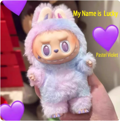 Peluche lapin coloré