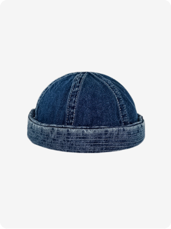Casquette en jean streetwear