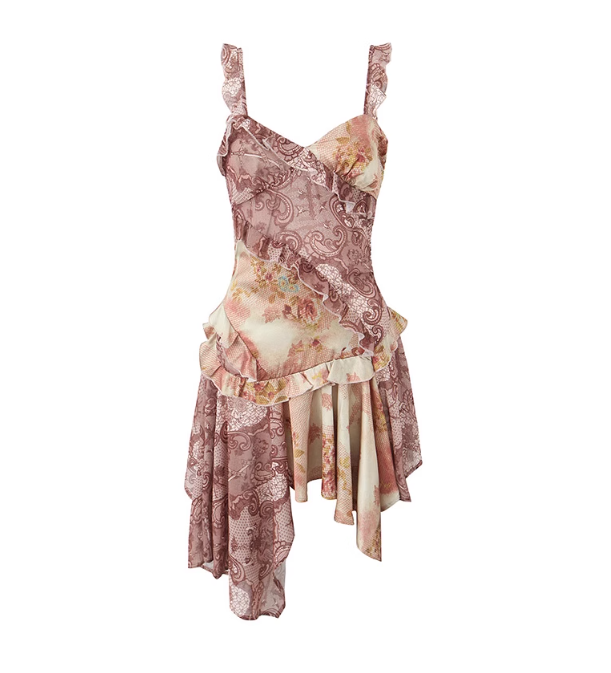 Robe bohème à volants