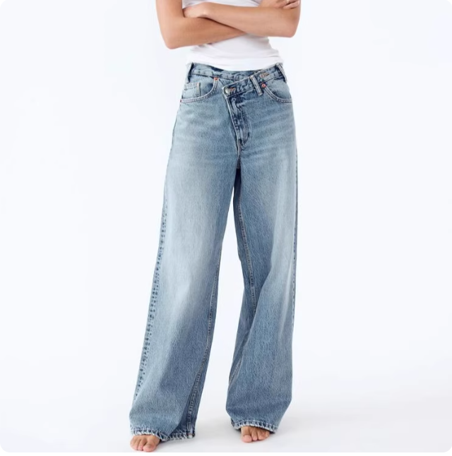 Jean large pour femme