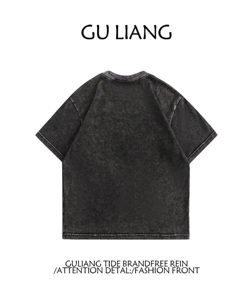 T-shirts décontractés GU LIANG