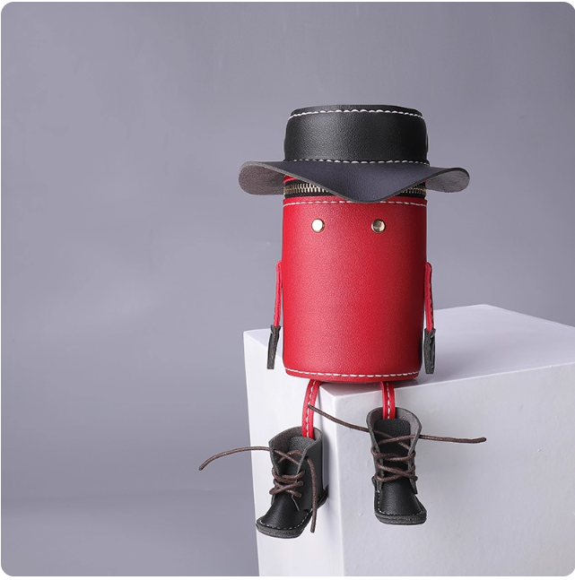 Sac bandoulière en forme de bonhomme