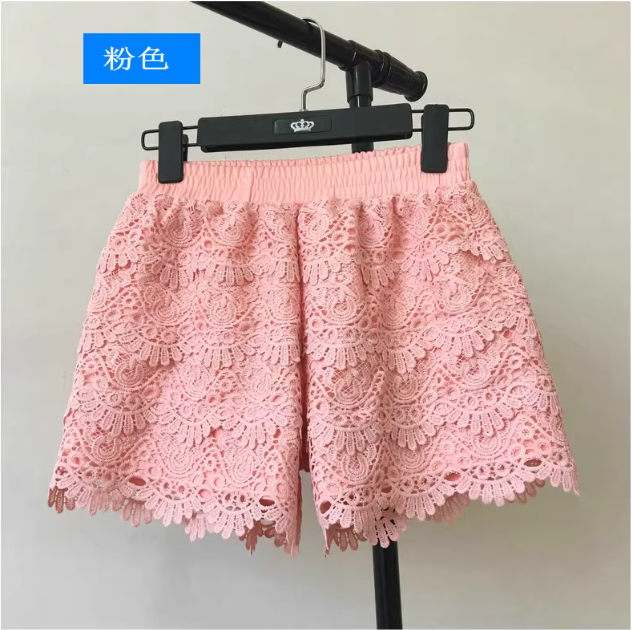 Short en dentelle pour femme