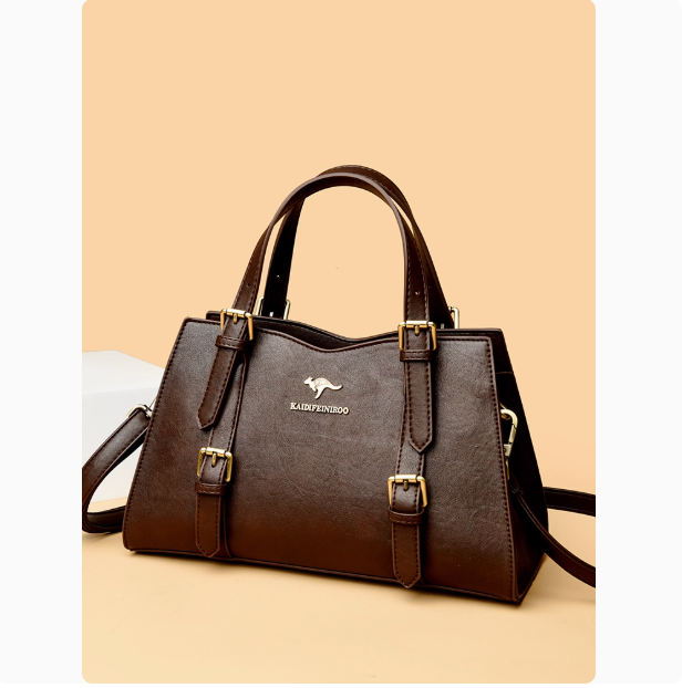 Sac à main en cuir beige