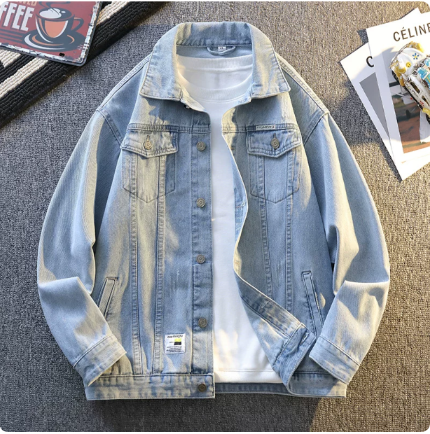 Veste en jean décontractée
