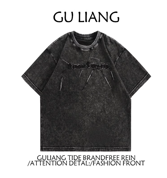 T-shirts décontractés GU LIANG