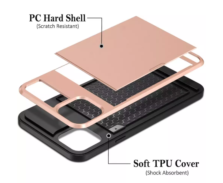 Coque de téléphone avec porte-cartes