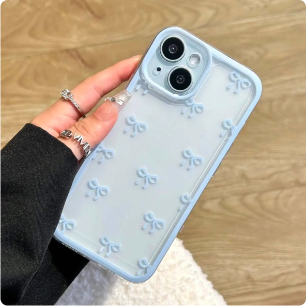 Coque pour iPhone avec petits nœuds