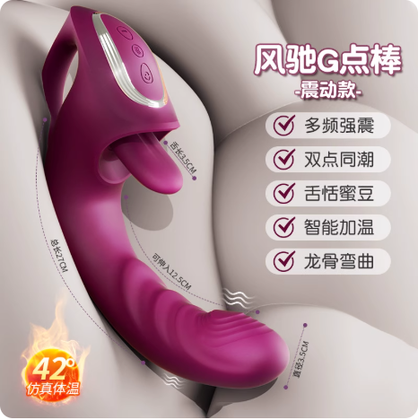 Stimulateur double pour le point G