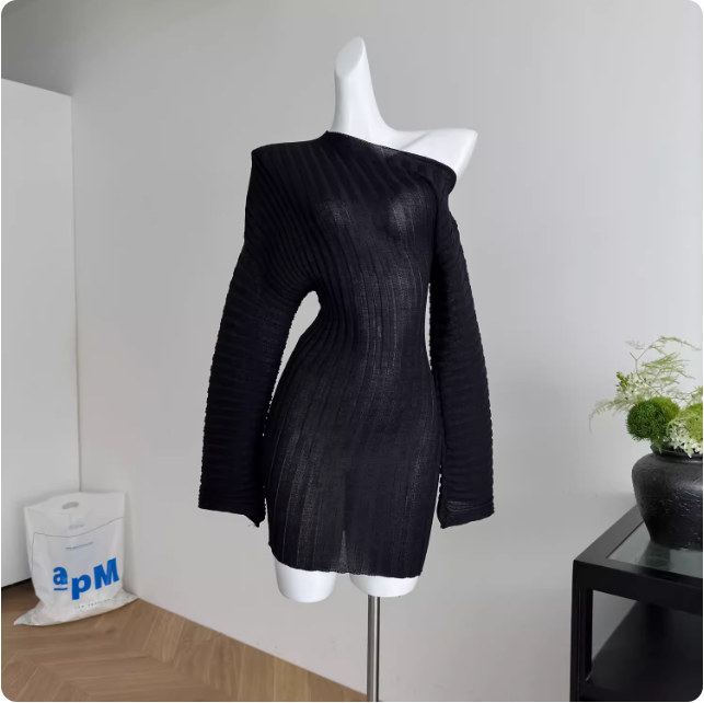 Robe pull asymétrique