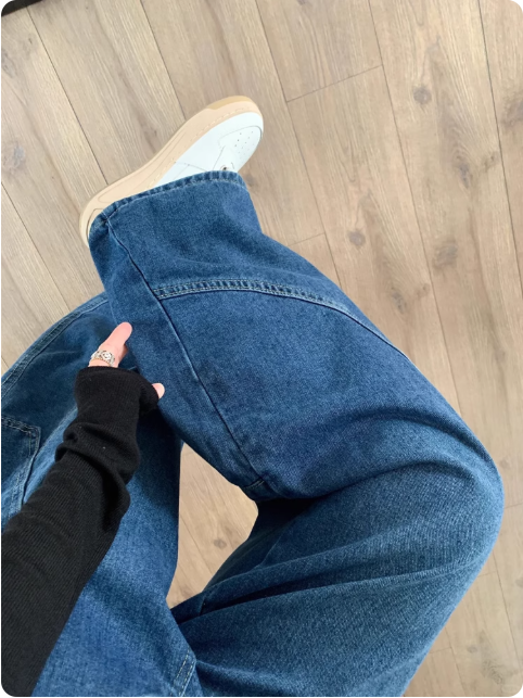 Jean large pour femme