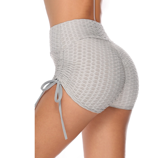Shorts de sport texturés rose