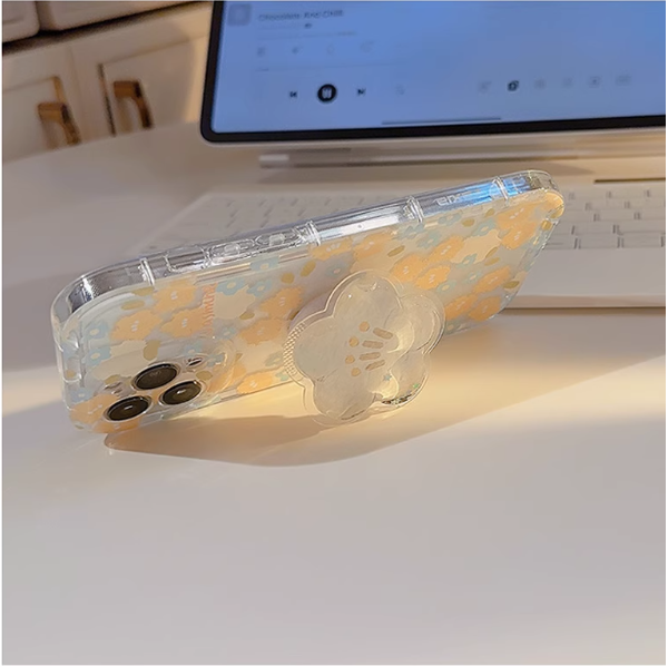 Coque de téléphone à motif floral