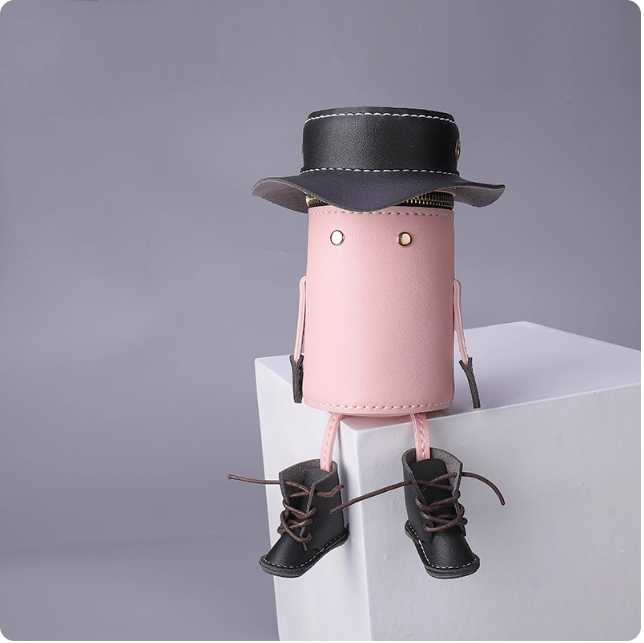 Sac bandoulière en forme de bonhomme