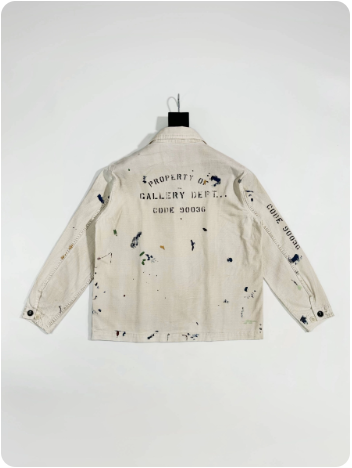 Veste en jean artistique Gallery Dept.