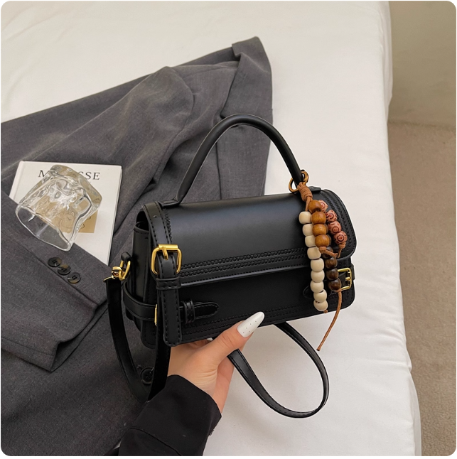 Sac à main en cuir marron