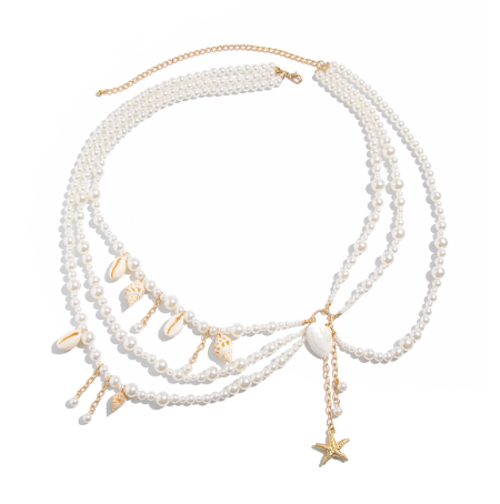 Jupe blanche asymétrique
