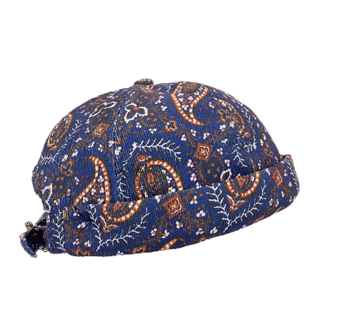 Casquette Banmaban à motif paisley