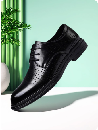 Chaussures habillées noires pour homme