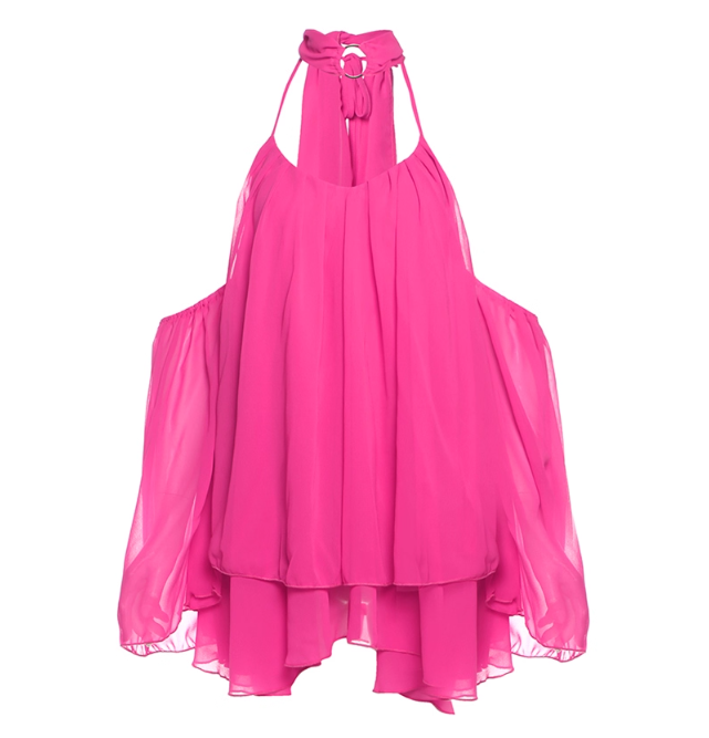 Robe fluide fuchsia