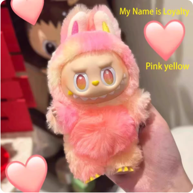 Peluche lapin coloré