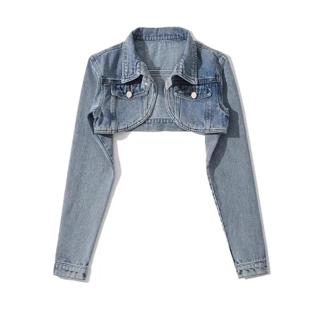 Veste en jean courte