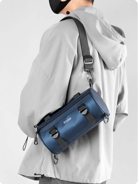 Sac bandoulière cylindrique