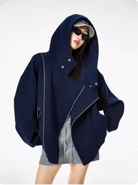 Veste oversize grise