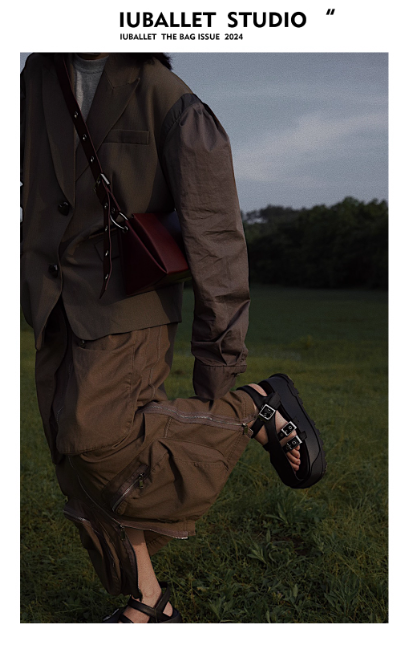 Sac à bandoulière en cuir marron