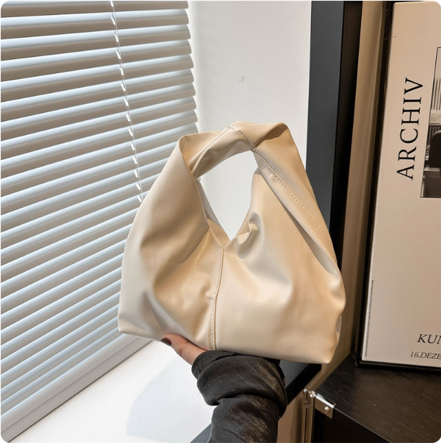 Sac à main en cuir marron