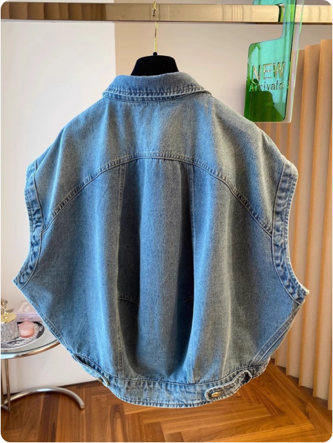 Veste en jean sans manches
